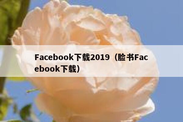 Facebook下载2019（脸书Facebook下载） 第1张