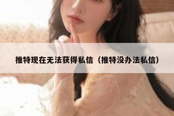 推特现在无法获得私信（推特没办法私信） 第1张