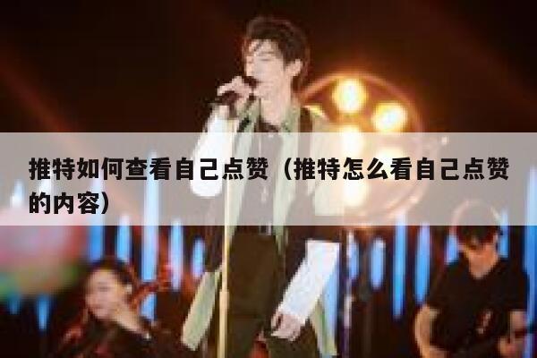 推特如何查看自己点赞（推特怎么看自己点赞的内容） 第1张