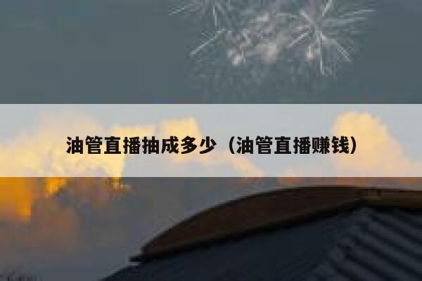 油管直播抽成多少（油管直播赚钱） 第1张