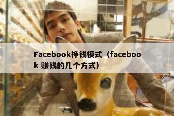 Facebook挣钱模式（facebook 赚钱的几个方式） 第1张