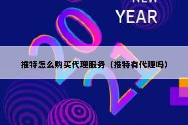 推特怎么购买代理服务（推特有代理吗） 第1张