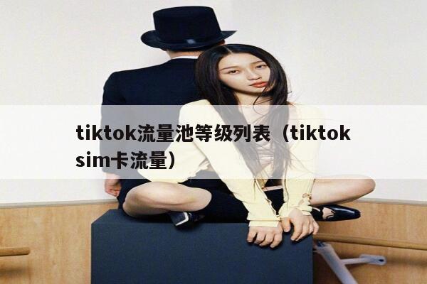 tiktok流量池等级列表（tiktoksim卡流量） 第1张