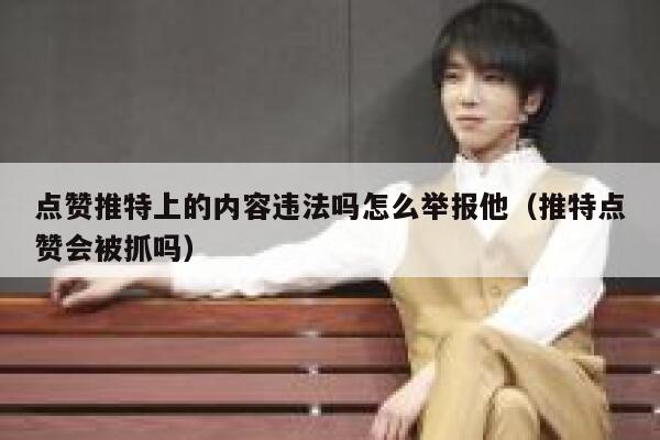 点赞推特上的内容违法吗怎么举报他（推特点赞会被抓吗） 第1张