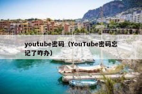 youtube密码（YouTube密码忘记了咋办） 第1张