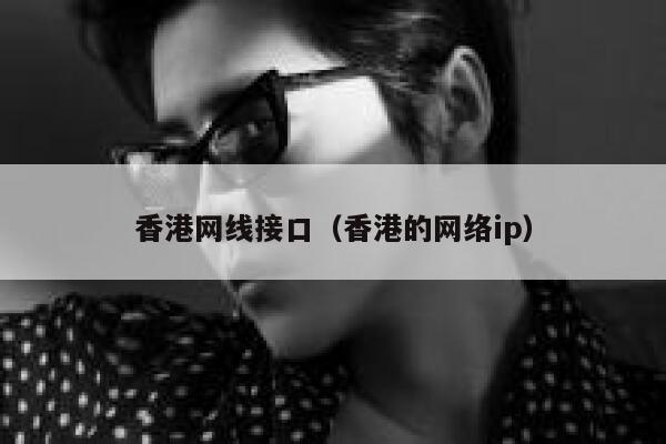 香港网线接口（香港的网络ip） 第1张