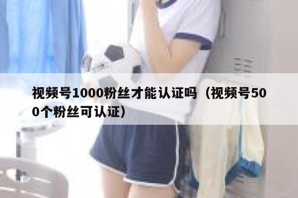视频号1000粉丝才能认证吗（视频号500个粉丝可认证） 第1张