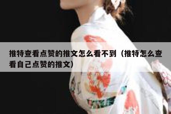 推特查看点赞的推文怎么看不到（推特怎么查看自己点赞的推文） 第1张