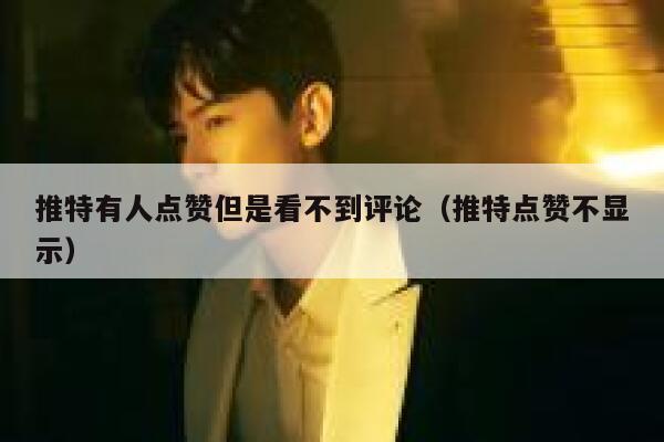 推特有人点赞但是看不到评论（推特点赞不显示） 第1张