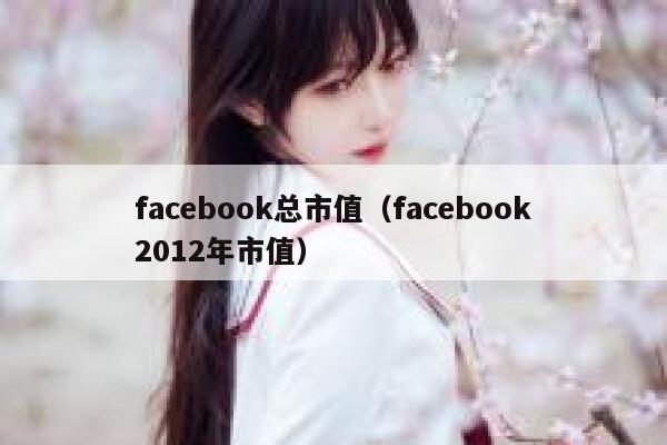 facebook总市值（facebook2012年市值） 第1张