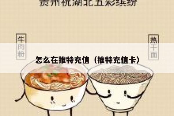 怎么在推特充值（推特充值卡） 第1张