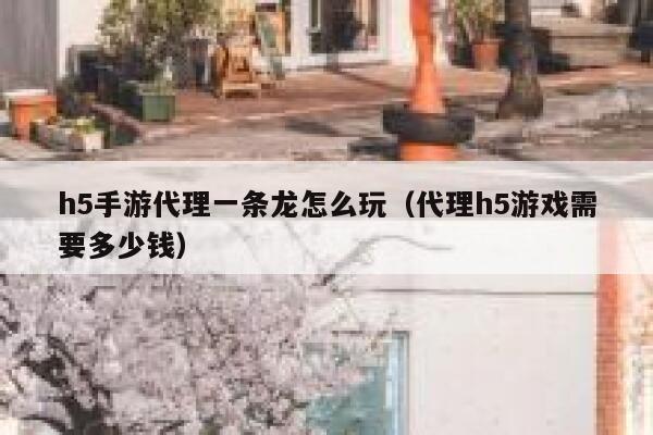 h5手游代理一条龙怎么玩（代理h5游戏需要多少钱） 第1张