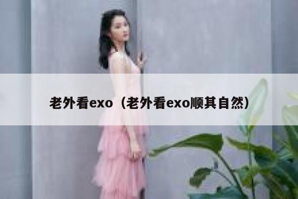老外看exo（老外看exo顺其自然） 第1张