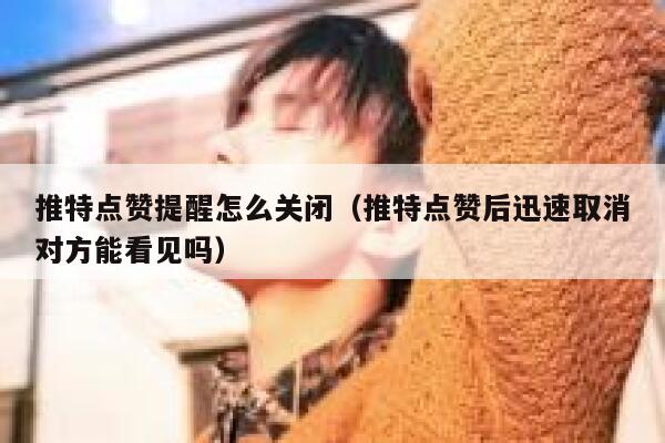 推特点赞提醒怎么关闭（推特点赞后迅速取消对方能看见吗） 第1张