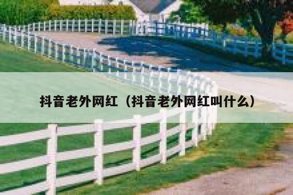 抖音老外网红（抖音老外网红叫什么） 第1张