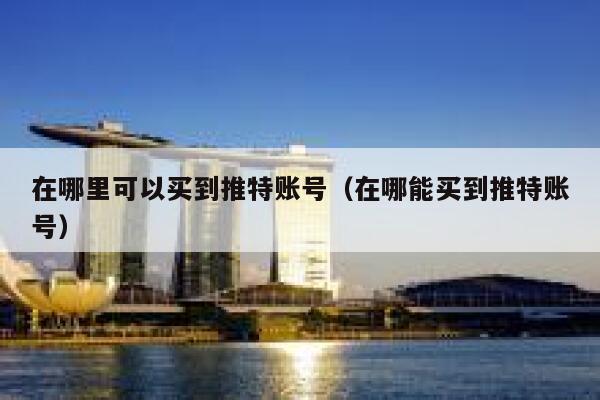 在哪里可以买到推特账号（在哪能买到推特账号） 第1张