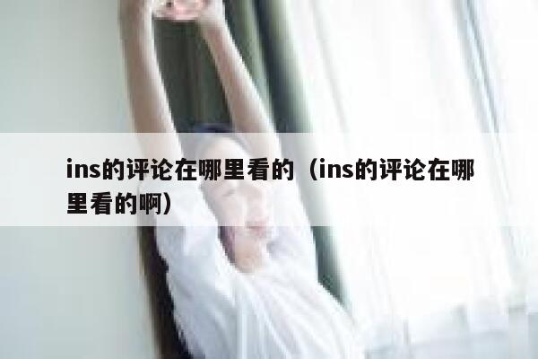 ins的评论在哪里看的（ins的评论在哪里看的啊） 第1张