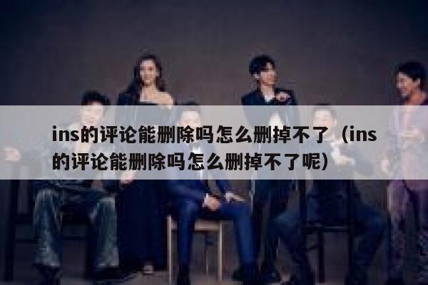 ins的评论能删除吗怎么删掉不了（ins的评论能删除吗怎么删掉不了呢） 第1张