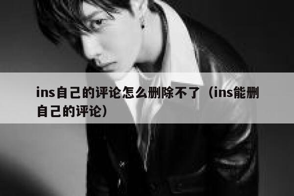 ins自己的评论怎么删除不了（ins能删自己的评论） 第1张