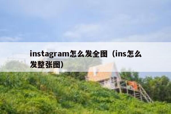 instagram怎么发全图（ins怎么发整张图） 第1张