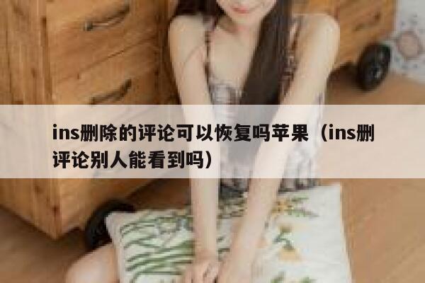 ins删除的评论可以恢复吗苹果（ins删评论别人能看到吗） 第1张