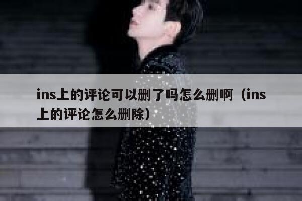 ins上的评论可以删了吗怎么删啊（ins上的评论怎么删除） 第1张