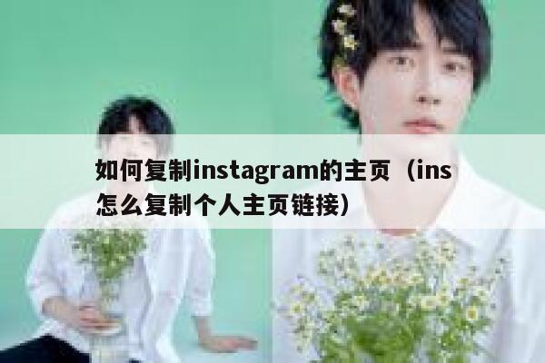 如何复制instagram的主页（ins怎么复制个人主页链接） 第1张