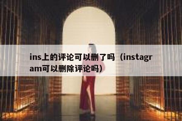 ins上的评论可以删了吗（instagram可以删除评论吗） 第1张