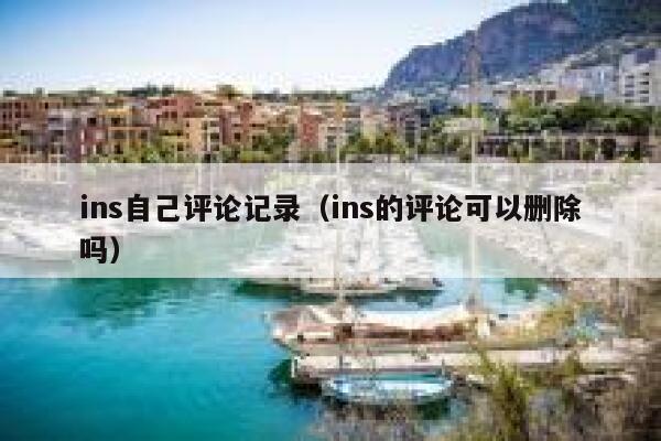 ins自己评论记录（ins的评论可以删除吗） 第1张