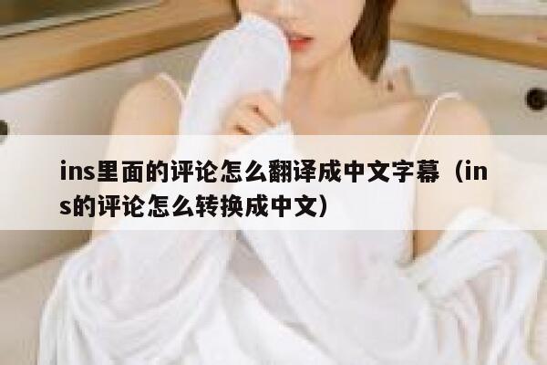 ins里面的评论怎么翻译成中文字幕（ins的评论怎么转换成中文） 第1张
