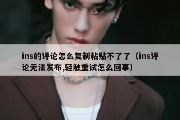 ins的评论怎么复制粘贴不了了（ins评论无法发布,轻触重试怎么回事） 第1张
