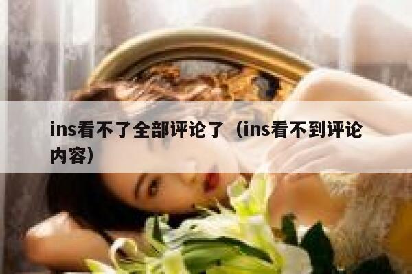 ins看不了全部评论了（ins看不到评论内容） 第1张