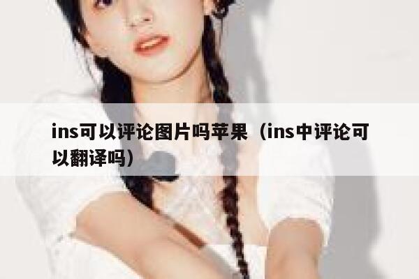 ins可以评论图片吗苹果（ins中评论可以翻译吗） 第1张