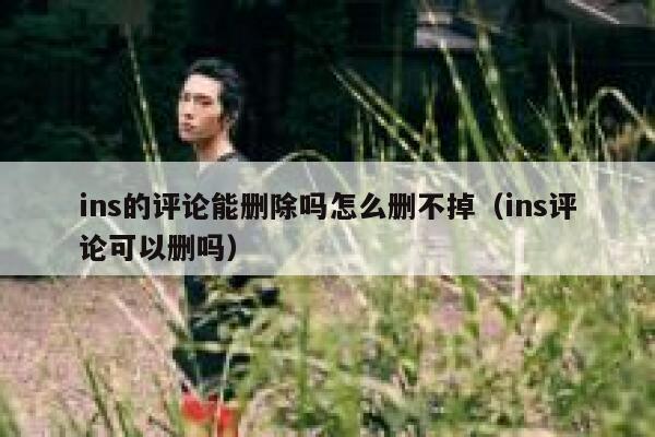 ins的评论能删除吗怎么删不掉（ins评论可以删吗） 第1张