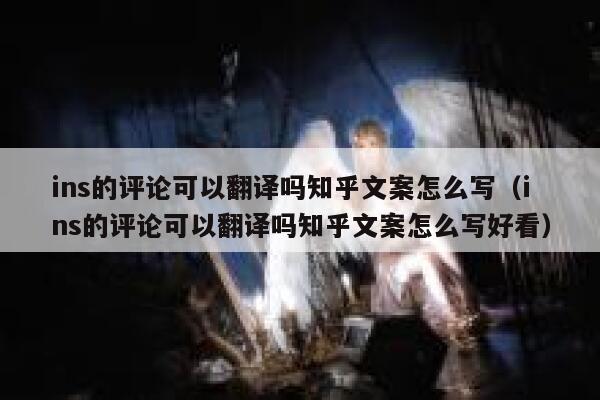 ins的评论可以翻译吗知乎文案怎么写（ins的评论可以翻译吗知乎文案怎么写好看） 第1张