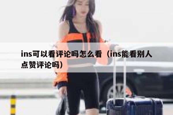 ins可以看评论吗怎么看（ins能看别人点赞评论吗） 第1张