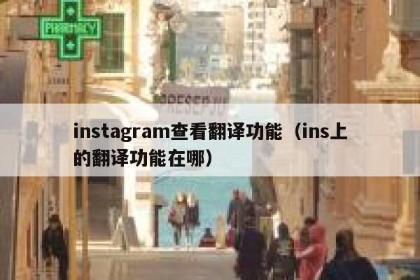 instagram查看翻译功能（ins上的翻译功能在哪） 第1张