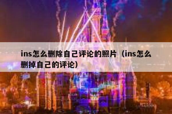 ins怎么删除自己评论的照片（ins怎么删掉自己的评论） 第1张