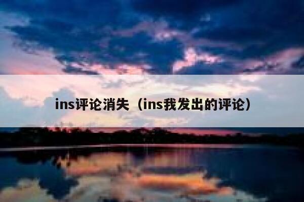 ins评论消失（ins我发出的评论） 第1张