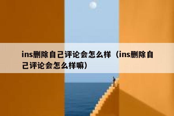 ins删除自己评论会怎么样（ins删除自己评论会怎么样嘛） 第1张