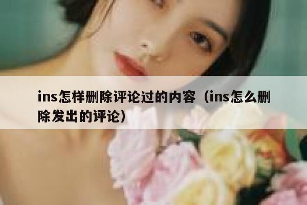ins怎样删除评论过的内容（ins怎么删除发出的评论） 第1张