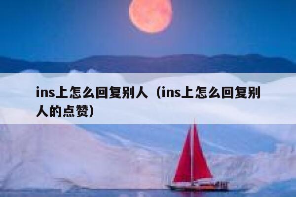 ins上怎么回复别人（ins上怎么回复别人的点赞） 第1张