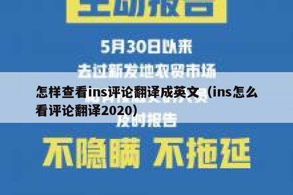 怎样查看ins评论翻译成英文（ins怎么看评论翻译2020） 第1张