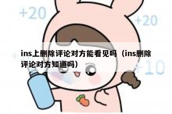 ins上删除评论对方能看见吗（ins删除评论对方知道吗） 第1张