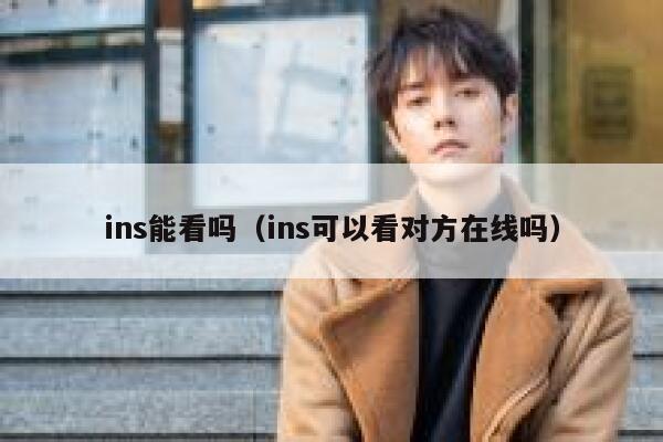 ins能看吗（ins可以看对方在线吗） 第1张