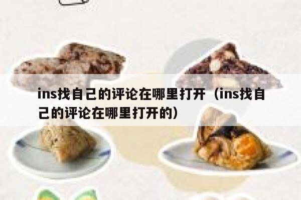 ins找自己的评论在哪里打开（ins找自己的评论在哪里打开的） 第1张
