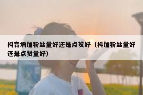 抖音增加粉丝量好还是点赞好（抖加粉丝量好还是点赞量好） 第1张