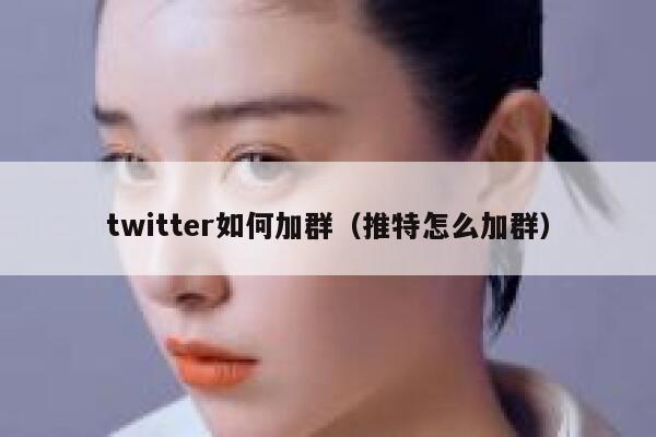 twitter如何加群（推特怎么加群） 第1张