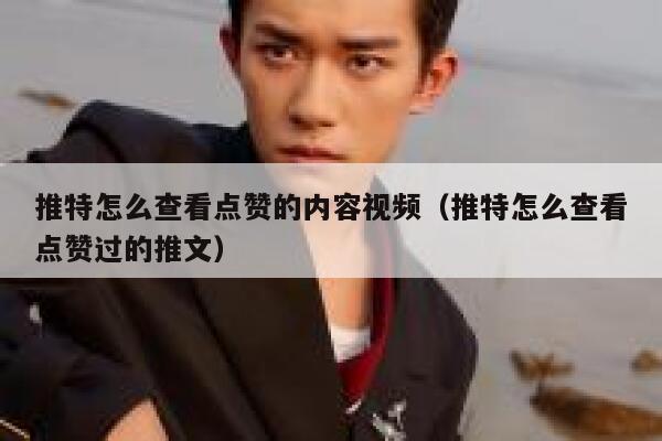 推特怎么查看点赞的内容视频（推特怎么查看点赞过的推文） 第1张