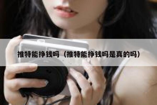 推特能挣钱吗（推特能挣钱吗是真的吗） 第1张